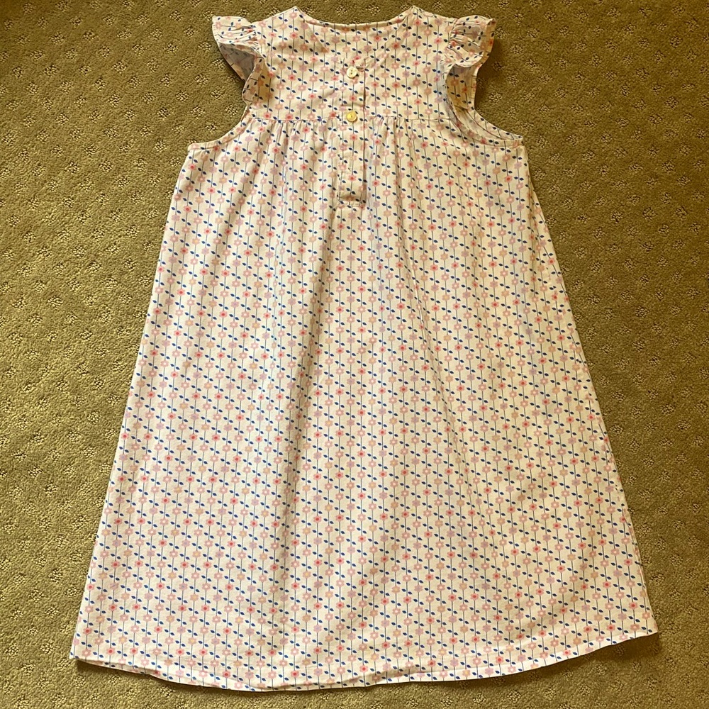 Red Beans Boutique custom girls flower vines dress. Size 7. Mint condition!